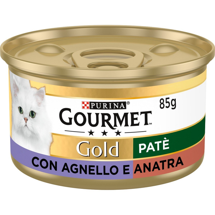 Gourmet Gold Patè Agnello e Anatra umido gatti 85g-Gourmet-Emalles