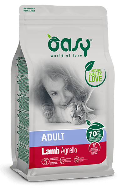 Oasy Lifestage Adult Agnello secco gatti 1.5kg-Oasy-Emalles