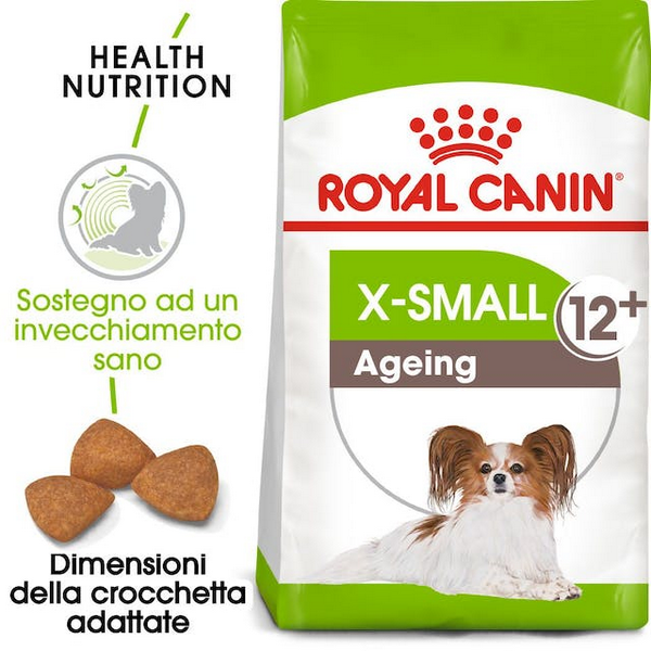 Royal Canin Ageing X-Small 12+ anni croccantini secco cani 1.5kg